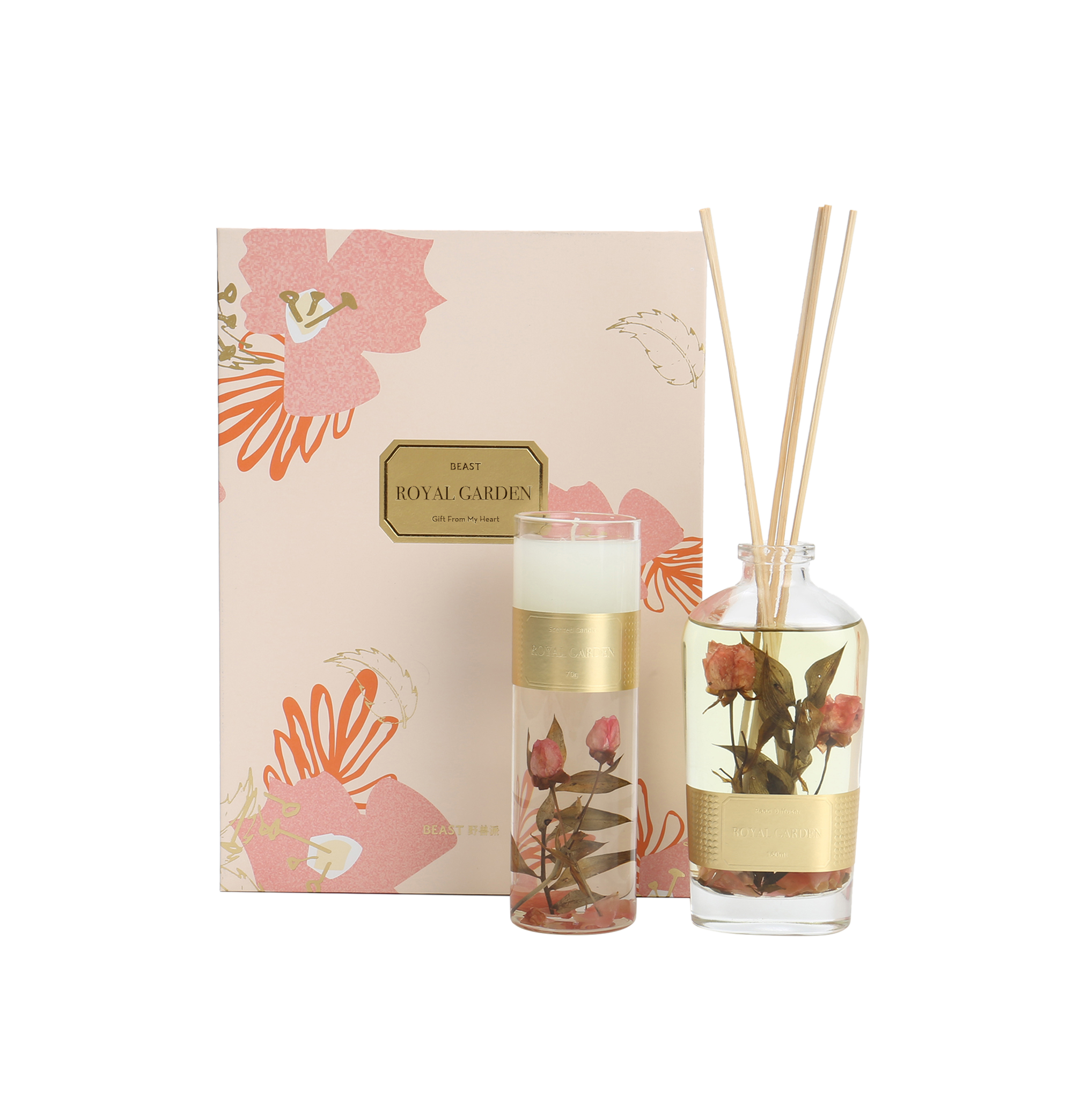千叶玫瑰 - "garden collection"花草香氛礼盒