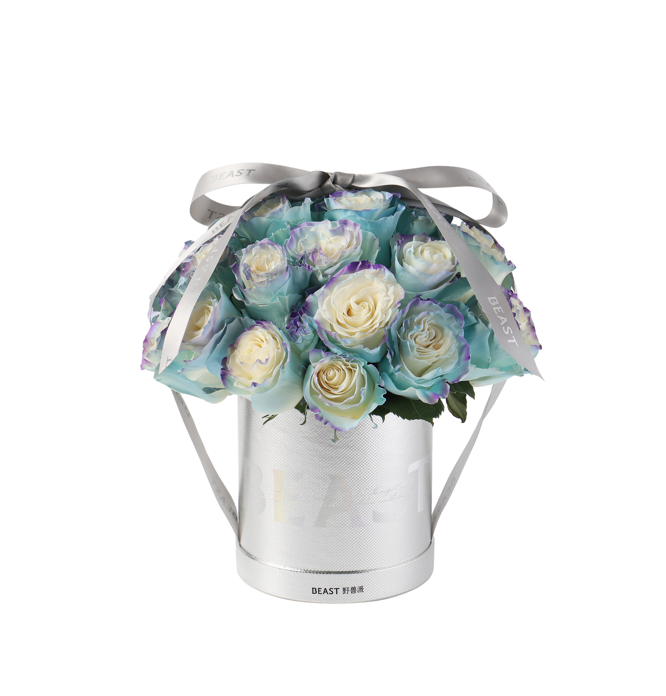 极光33支 枪炮玫瑰花桶silver Collection 野兽派