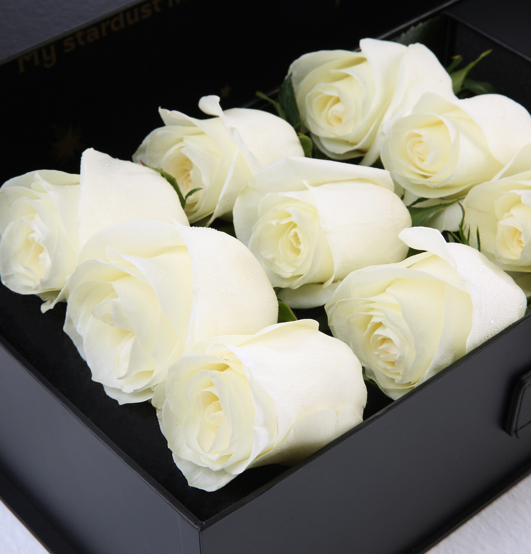 北极星12支-枪炮玫瑰花盒stardust collection